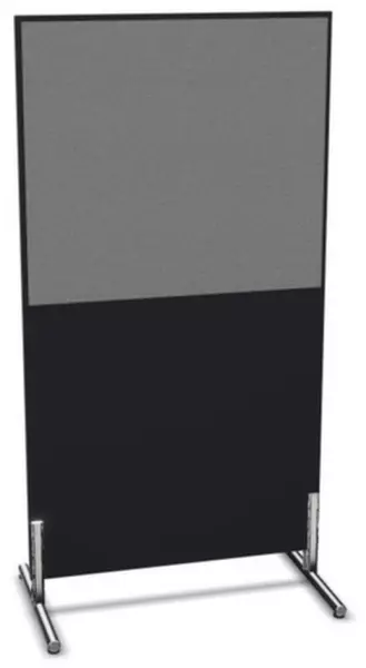 parete divisoria,Axl 1545x 800mm,parete legno/stoffa,CC- nero,BN8078-grigio