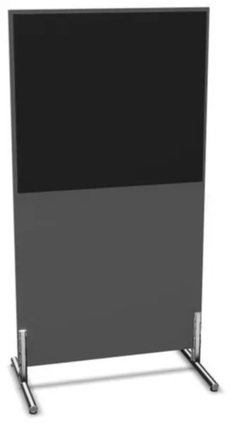 parete divisoria,Axl 1545x 800mm,parete legno/stoffa,MS- grigio scuro,BN8033-nero