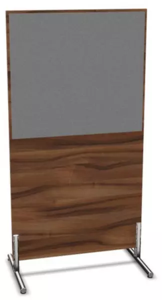 parete divisoria,Axl 1545x 800mm,parete legno/stoffa,NP- Tiepolo Nut,BN8078-grigio