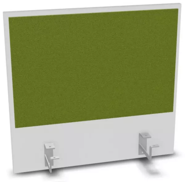 Aufsatz-Paneel,f. Schreibti- sch,Anbau hinten,B 600mm,BI- weiss,BN7048-grün