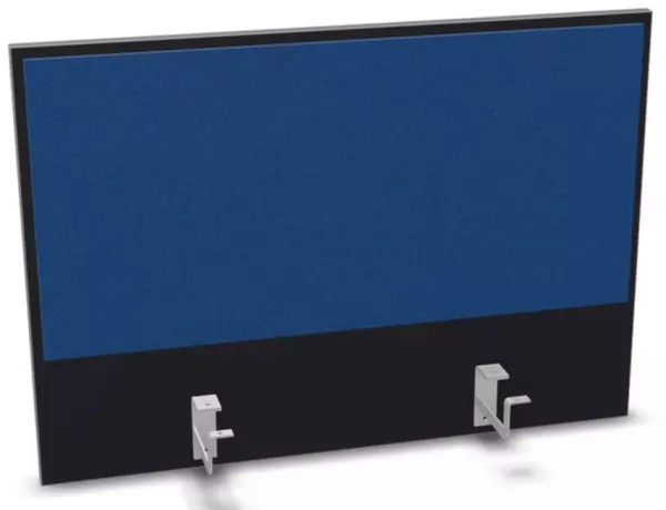 Aufsatz-Paneel,f. Schreibti- sch,Anbau hinten,B 800mm,CC- schwarz,BN6016-blau