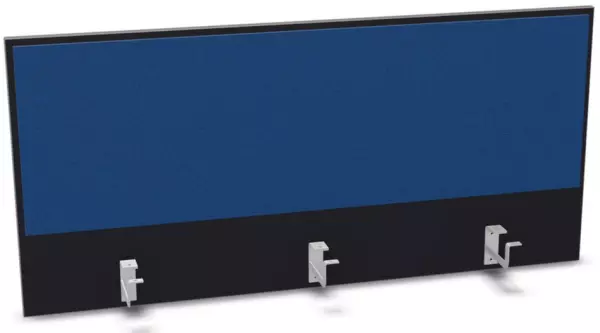 Aufsatz-Paneel,f. Schreibti- sch,Anbau hinten,B 1200mm,CC- schwarz,BN6016-blau