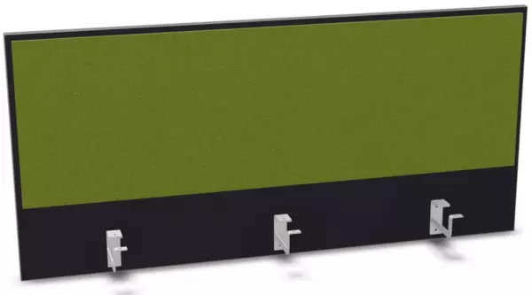 Aufsatz-Paneel,f. Schreibti- sch,Anbau hinten,B 1200mm,CC- schwarz,BN7048-grün