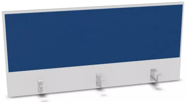 Aufsatz-Paneel,f. Schreibti- sch,Anbau hinten,B 1200mm,BI- weiss,BN6016-blau