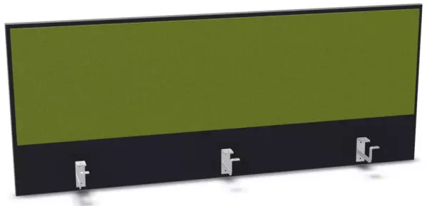 Aufsatz-Paneel,f. Schreibti- sch,Anbau hinten,B 1400mm,CC- schwarz,BN7048-grün