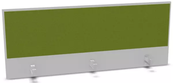 Aufsatz-Paneel,f. Schreibti- sch,Anbau hinten,B 1400mm,MP- hellgrau,BN7048-grün