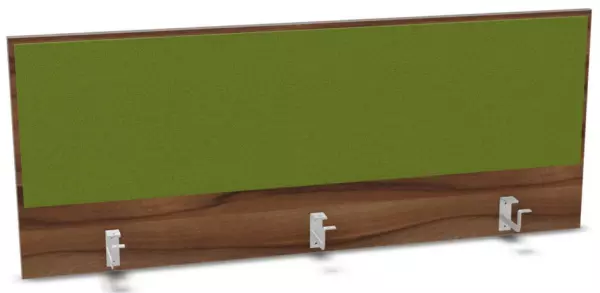 Aufsatz-Paneel,f. Schreibti- sch,Anbau hinten,B 1400mm,NP- Tiepolo Nut,BN7048-grün