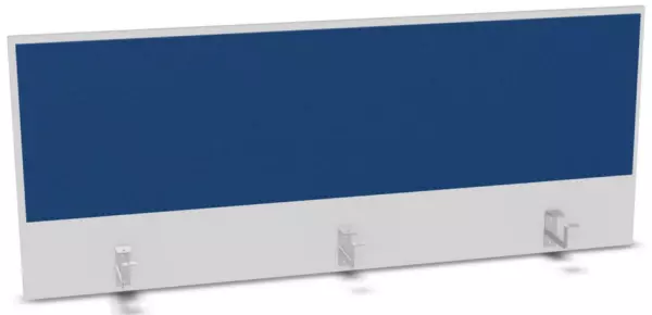 Aufsatz-Paneel,f. Schreibti- sch,Anbau hinten,B 1400mm,BI- weiss,BN6016-blau