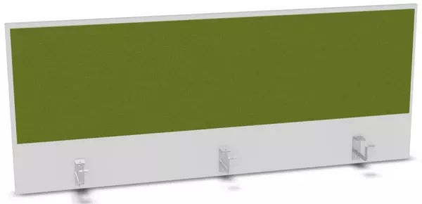 Aufsatz-Paneel,f. Schreibti- sch,Anbau hinten,B 1400mm,BI- weiss,BN7048-grün