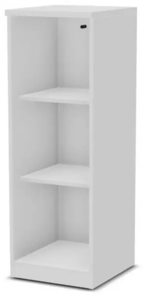 Büro-Glastürenschrank,HxBxT 1155x400x445mm,2xHolzboden,3 OH,BI-weiss