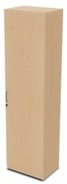 Büro-Flügeltürenschrank,HxBxT 2225x600x445mm,6 OH,NH-Ahorn