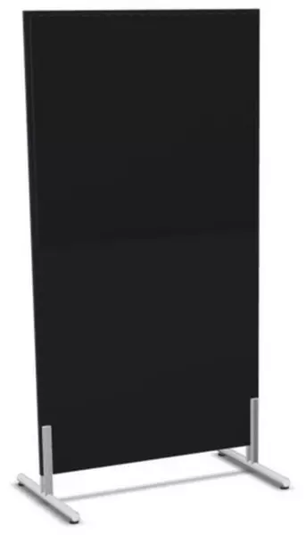 Trennwand,HxB 1545x800mm,Wand Holz/Stoff,CC-schwarz, BN8033-schwarz