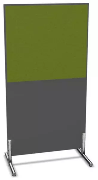parete divisoria,Axl 1545x 800mm,parete legno/stoffa,MS- grigio scuro,BN7048-verde