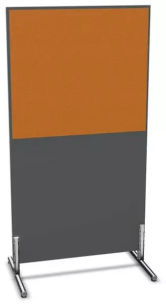 parete divisoria,Axl 1545x 800mm,MS-grigio scuro, BN3005-giallo