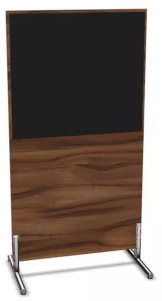 parete divisoria,Axl 1545x 800mm,parete legno/stoffa,NP- Tiepolo Nut,BN8033-nero