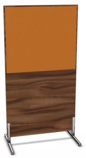 parete divisoria,Axl 1545x 800mm,parete legno/stoffa,NP- Tiepolo Nut,BN3005-giallo