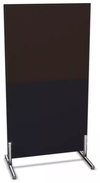 parete divisoria,Axl 1545x 800mm,parete legno/stoffa,CC- nero,BN2036-marrone