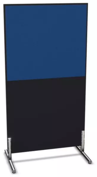 parete divisoria,Axl 1545x 800mm,parete legno/stoffa,CC- nero,BN6016-blu