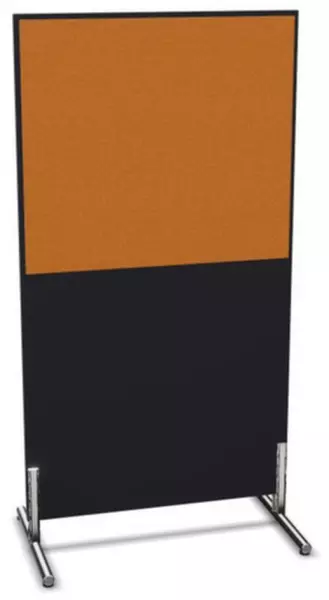 parete divisoria,Axl 1545x 800mm,parete legno/stoffa,CC- nero,BN3005-giallo