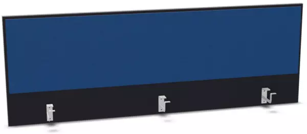 Aufsatz-Paneel,f. Schreibti- sch,Anbau hinten,B 1600mm,CC- schwarz,BN6016-blau
