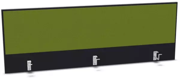 Aufsatz-Paneel,f. Schreibti- sch,Anbau hinten,B 1600mm,CC- schwarz,BN7048-grün