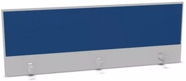 Aufsatz-Paneel,f. Schreibti- sch,Anbau hinten,B 1600mm,MP- hellgrau,BN6016-blau