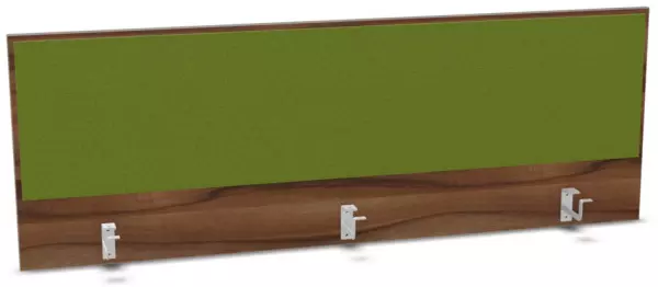 Aufsatz-Paneel,f. Schreibti- sch,Anbau hinten,B 1600mm,NP- Tiepolo Nut,BN7048-grün