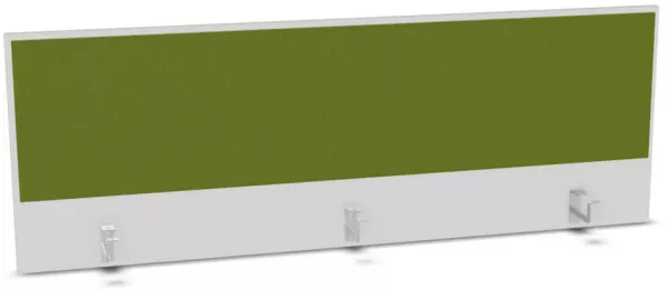 Aufsatz-Paneel,f. Schreibti- sch,Anbau hinten,B 1600mm,BI- weiss,BN7048-grün