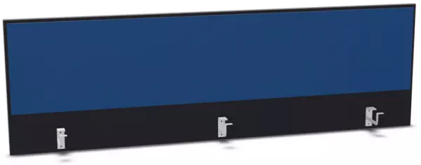 Aufsatz-Paneel,f. Schreibti- sch,Anbau hinten,B 1800mm,CC- schwarz,BN6016-blau