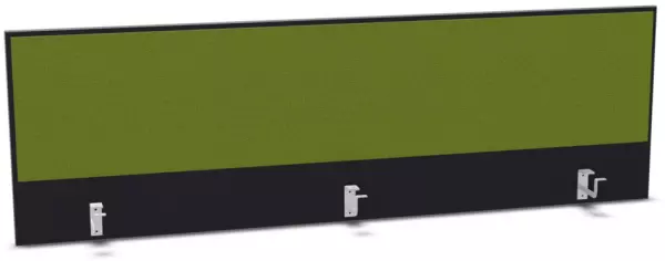 Aufsatz-Paneel,f. Schreibti- sch,Anbau hinten,B 1800mm,CC- schwarz,BN7048-grün