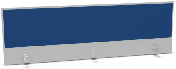 Aufsatz-Paneel,f. Schreibti- sch,Anbau hinten,B 1800mm,MP- hellgrau,BN6016-blau