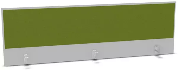Aufsatz-Paneel,f. Schreibti- sch,Anbau hinten,B 1800mm,MP- hellgrau,BN7048-grün