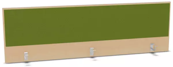 Aufsatz-Paneel,f. Schreibti- sch,Anbau hinten,B 1800mm,NH- Ahorn,BN7048-grün