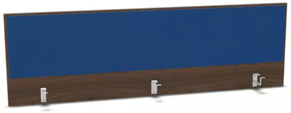 Aufsatz-Paneel,f. Schreibti- sch,Anbau hinten,NV Braun Hickory,BN6016-blau