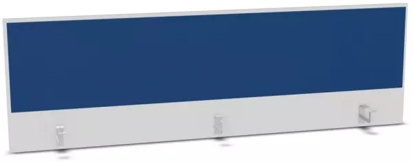 Aufsatz-Paneel,f. Schreibti- sch,Anbau hinten,B 1800mm,BI- weiss,BN6016-blau