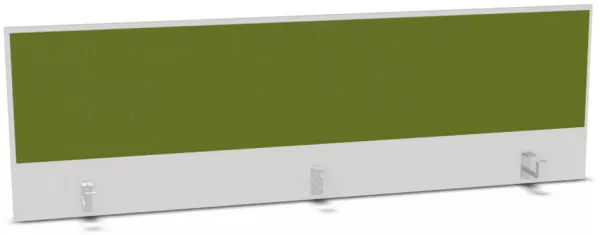 Aufsatz-Paneel,f. Schreibti- sch,Anbau hinten,B 1800mm,BI- weiss,BN7048-grün