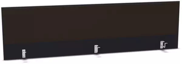 Aufsatz-Paneel,f. Schreibti- sch,Anbau hinten,B 2000mm,CC- schwarz,BN2036-braun