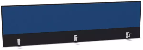 Aufsatz-Paneel,f. Schreibti- sch,Anbau hinten,B 2000mm,CC- schwarz,BN6016-blau