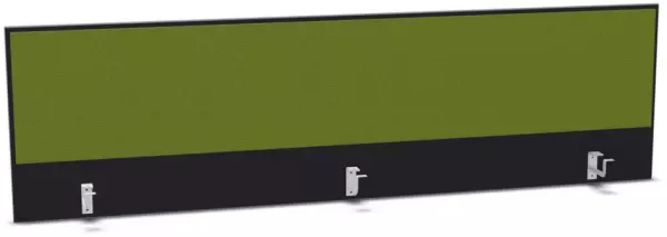 Aufsatz-Paneel,f. Schreibti- sch,Anbau hinten,B 2000mm,CC- schwarz,BN7048-grün