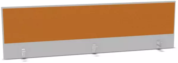 Aufsatz-Paneel,f. Schreibti- sch,Anbau hinten,B 2000mm,MP- hellgrau,BN3005-gelb