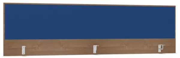 Aufsatz-Paneel,f. Schreibti- sch,Anbau hinten,B 2000mm,NT- Cherry,BN6016-blau