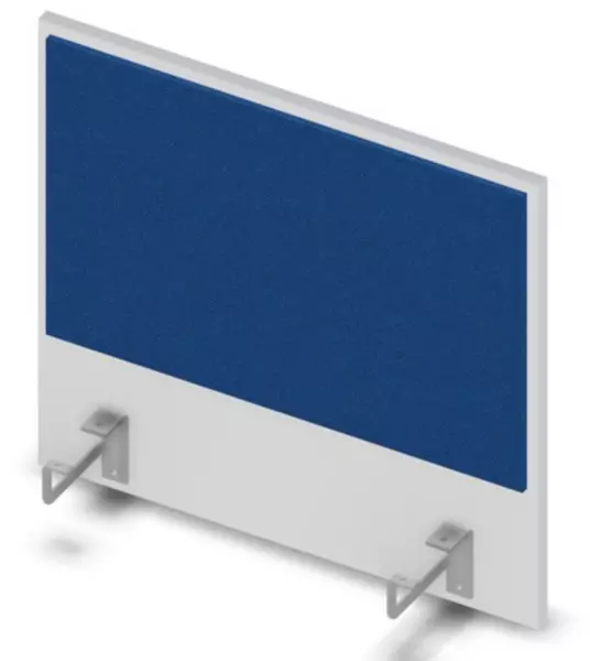 Aufsatz-Paneel,f. Schreibti- sch,Anbau seitlich,B 600mm,BI- weiss,BN6016-blau