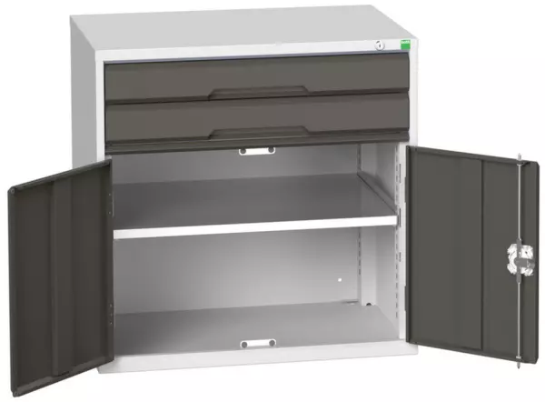 Armoire à tiroirs,HxlxP 800x 800x550mm,2tiroir(s),a. extension totale