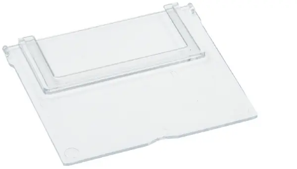 Querteiler,f. Kleinteilebehälter mit B 92mm,Polystyrol,transparent