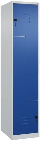 Z-Garderobenschränke C+P Classic Plus 1850x400x500 mm RAL 5010 Enzianblau
