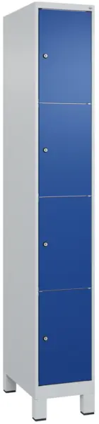 Schliessfachschränke C+P 1950x300x500 mm RAL 5010 Enzianblau