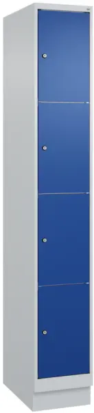 Schliessfachschränke C+P 1950x300x500 mm RAL 5010 Enzianblau
