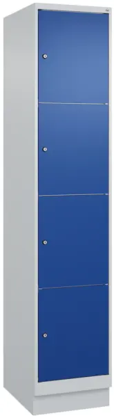 Schliessfachschränke C+P 1950x400x500 mm RAL 5010 Enzianblau