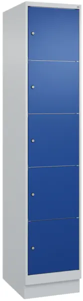 Schliessfachschränke C+P 1950x400x500 mm RAL 5010 Enzianblau
