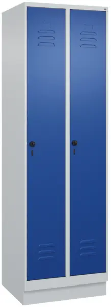 Armoires de distribution de linge C+P 1950x600x500 mm RAL 5010 bleu gentiane